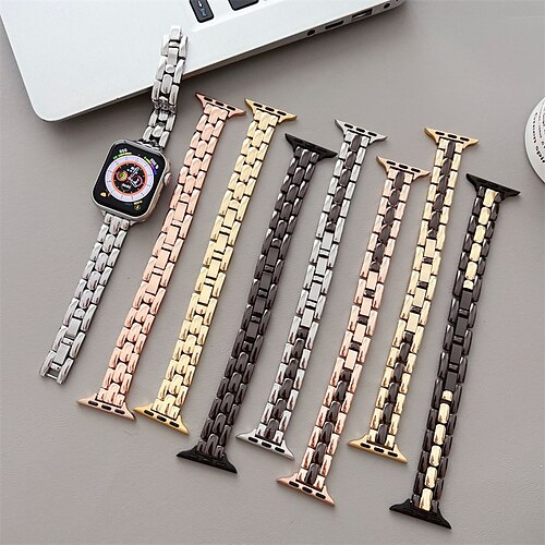 Bijoux Bracelet Compatible avec Bracelet Apple Watch 38mm 40mm 41mm 42mm 44mm 45mm 49mm Homme Fermoir en métal Alliage Bracelet de remplacement pour iwatch Series Ultra 8 7 SE 6 5 4 3 2 1
Bijoux Bracelet Compatible avec Bracelet Apple Watch 38mm 40mm 41mm 42mm 44mm 45mm 49mm Homme Fermoir en métal Alliage Bracelet de remplacement pour iwatch Series Ultra 8 7 SE 6 5 4 3 2 1
