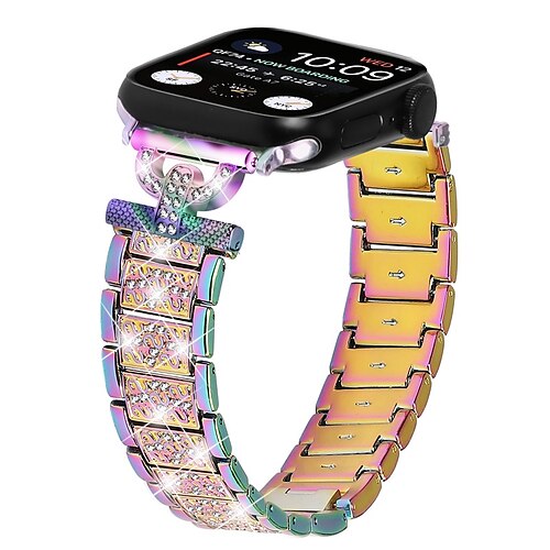 Pulseira de joias Compatível com Pulseira Apple Watch 38mm 40mm 41mm 42mm 44mm 45mm 49mm Feminino Purpurina Bling Diamond Lega pulseira de substituição para iwatch Series Ultra 8 7 SE 6 5 4 3 2 1
Pulseira de joias Compatível com Pulseira Apple Watch 38mm 40mm 41mm 42mm 44mm 45mm 49mm Feminino Purpurina Bling Diamond Lega pulseira de substituição para iwatch Series Ultra 8 7 SE 6 5 4 3 2 1