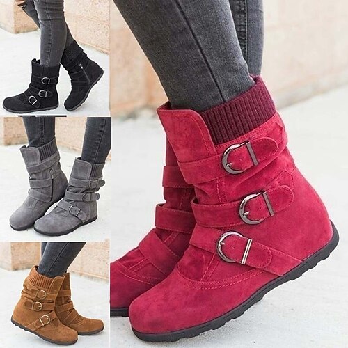 Damen Stiefel Schneestiefel Slouchy-Stiefel Übergrössen Outdoor Täglich Flacher Absatz Runde Zehe Urlaub Kuschelig Brautkleider schlicht Kunst-Veloursleder Reißverschluss Feste Farbe Schwarz Rot Braun
Damen Stiefel Schneestiefel Slouchy-Stiefel Übergrössen Outdoor Täglich Flacher Absatz Runde Zehe Urlaub Kuschelig Brautkleider schlicht Kunst-Veloursleder Reißverschluss Feste Farbe Schwarz Rot Braun
