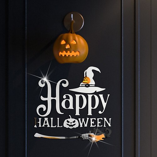Adesivos de superfície de espelho acrílico 3d de halloween para decoração de quarto e sala de estar
Adesivos de superfície de espelho acrílico 3d de halloween para decoração de quarto e sala de estar