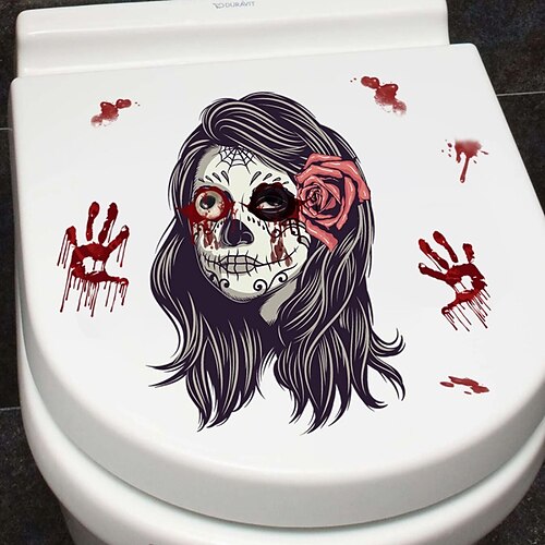 halloween couvercle des toilettes femme fantôme sang empreinte de la main décoration de vacances toilette autocollant de toilette creative wall sticker sanglante empreinte de la main terrifiant taches
halloween couvercle des toilettes femme fantôme sang empreinte de la main décoration de vacances toilette autocollant de toilette creative wall sticker sanglante empreinte de la main terrifiant taches