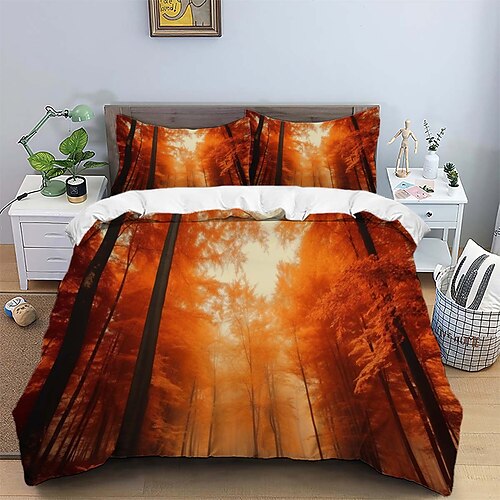 Maple Forest Series impressão digital outono paisagem 3d capa de edredon conjunto de cama de três peças macio suave e respirável conjunto de cama de duas peças
Maple Forest Series impressão digital outono paisagem 3d capa de edredon conjunto de cama de três peças macio suave e respirável conjunto de cama de duas peças