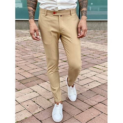 Homme Pantalon Chino Pantalons décontractés Poche Plein Confort Bureau Entreprise Casual Mélange de Coton Mode Vêtement de rue Kaki
Homme Pantalon Chino Pantalons décontractés Poche Plein Confort Bureau Entreprise Casual Mélange de Coton Mode Vêtement de rue Kaki