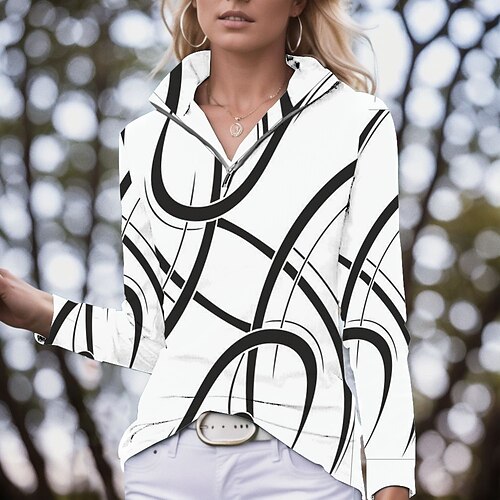 Mujer Camisas de polo Camiseta de golf Transpirable Secado rápido Dispersor de humedad Manga Larga Ropa de golf ropa de golf Ajuste regular Cremallera Cuello alto Impreso Primavera Otoño Tenis Golf
Mujer Camisas de polo Camiseta de golf Transpirable Secado rápido Dispersor de humedad Manga Larga Ropa de golf ropa de golf Ajuste regular Cremallera Cuello alto Impreso Primavera Otoño Tenis Golf
