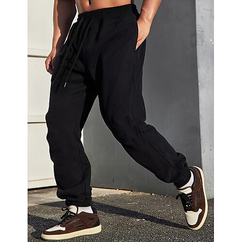 Homens Calças Esportivas Corredores Calças Com Cordão Cintura elástica Tecido Conforto Respirável Ao ar livre Diário Para Noite 100% Algodão Moda Casual Preto
Homens Calças Esportivas Corredores Calças Com Cordão Cintura elástica Tecido Conforto Respirável Ao ar livre Diário Para Noite 100% Algodão Moda Casual Preto
