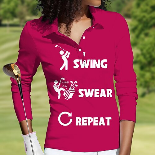 Mujer Camisas de polo Camiseta de golf Polo con botones Transpirable Secado rápido Dispersor de humedad Manga Larga Ropa de golf ropa de golf Ajuste regular Letra Primavera Otoño Tenis Golf pepinillo
Mujer Camisas de polo Camiseta de golf Polo con botones Transpirable Secado rápido Dispersor de humedad Manga Larga Ropa de golf ropa de golf Ajuste regular Letra Primavera Otoño Tenis Golf pepinillo