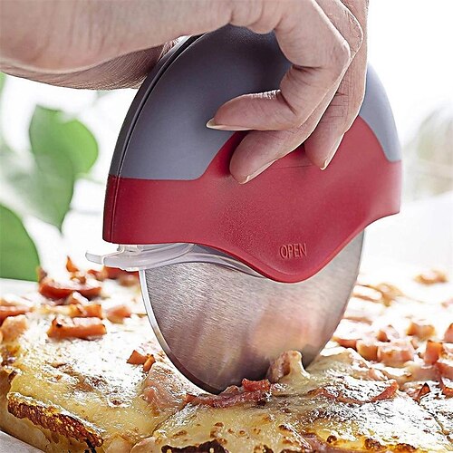Stainless Steel Pizza Knife Creative Pizza Wheel Knife Stainless Steel Pizza Knife Home Pizza Knife Round Roller Pizza
Stainless Steel Pizza Knife Creative Pizza Wheel Knife Stainless Steel Pizza Knife Home Pizza Knife Round Roller Pizza