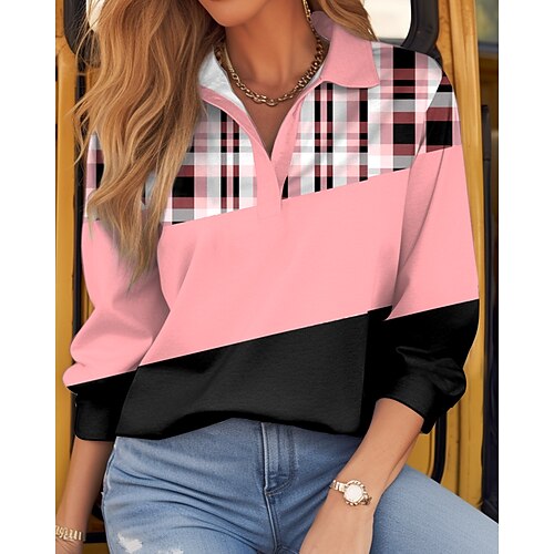 Mulheres Estacionar Moletom de Halloween Roupa de rua Rosa Vermelho Azul Xadrez Bloco de cor dia das Bruxas Decote V Manga Longa Top Micro-Elástica Outono inverno
Mulheres Estacionar Moletom de Halloween Roupa de rua Rosa Vermelho Azul Xadrez Bloco de cor dia das Bruxas Decote V Manga Longa Top Micro-Elástica Outono inverno