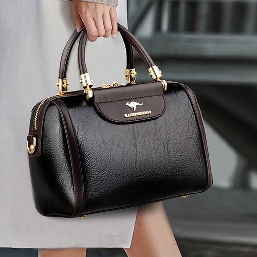 Mujer Bolso de mano Bolso bandolera Bolsa de hombro Bolsa Boston Cuero de PU Oficina Diario Festivos Botones Cremallera Gran Capacidad Impermeable Duradero Color sólido Bloque de color Granate Negro
Mujer Bolso de mano Bolso bandolera Bolsa de hombro Bolsa Boston Cuero de PU Oficina Diario Festivos Botones Cremallera Gran Capacidad Impermeable Duradero Color sólido Bloque de color Granate Negro