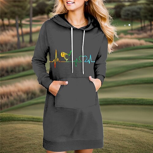 Damen Tenniskleid Golfkleid Atmungsaktiv Schnelltrocknend Feuchtigkeitsableitung Langarm Kleider Tennis-Outfit Mit Kapuze Bedruckt Frühling Herbst Tennis Golfspiel Pickleball
Damen Tenniskleid Golfkleid Atmungsaktiv Schnelltrocknend Feuchtigkeitsableitung Langarm Kleider Tennis-Outfit Mit Kapuze Bedruckt Frühling Herbst Tennis Golfspiel Pickleball