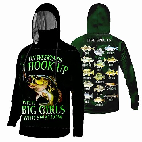 Homens Camisa de pesca Com Capuz Exterior Manga Longa Proteção UV Respirável Secagem Rápida Leve Redutor de Suor Blusas Primavera Outono Ao ar livre Pesca Acampar e Caminhar Preto Azul Verde
Homens Camisa de pesca Com Capuz Exterior Manga Longa Proteção UV Respirável Secagem Rápida Leve Redutor de Suor Blusas Primavera Outono Ao ar livre Pesca Acampar e Caminhar Preto Azul Verde
