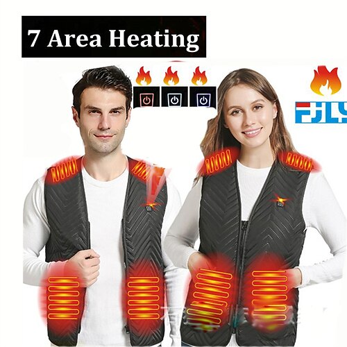 7 Area Heating Rechargeable Heated Vest for Winter - Warm and Comfortable Jacket with Smart Technology and Washable Design
7 Area Heating Rechargeable Heated Vest for Winter - Warm and Comfortable Jacket with Smart Technology and Washable Design
