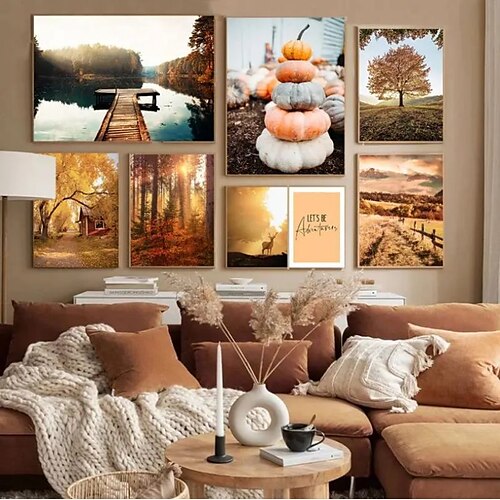 Tela de arte de parede de paisagem de outono, paisagem de outono, lago, árvores, impressões e pôsteres, pinturas decorativas em tecido para sala de estar, fotos sem moldura
Tela de arte de parede de paisagem de outono, paisagem de outono, lago, árvores, impressões e pôsteres, pinturas decorativas em tecido para sala de estar, fotos sem moldura