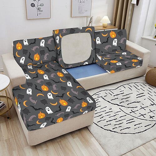 Housse de coussin de canapé avec impression élastique d'halloween, 1 pièce, housse de remplacement pour coussin de siège, douce avec fond élastique
Housse de coussin de canapé avec impression élastique d'halloween, 1 pièce, housse de remplacement pour coussin de siège, douce avec fond élastique