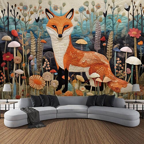 Animal patchwork champignon suspendu tapisserie mur art grande tapisserie décor mural photographie toile de fond couverture rideau maison chambre salon décoration
Animal patchwork champignon suspendu tapisserie mur art grande tapisserie décor mural photographie toile de fond couverture rideau maison chambre salon décoration