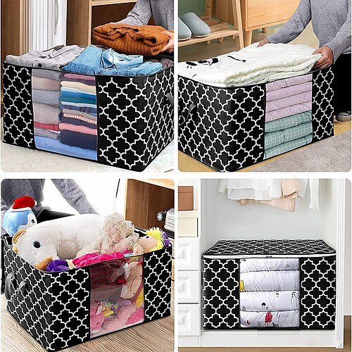 1 unidad de bolsa de almacenamiento de edredón de cantidad móvil, caja de clasificación de tela impresa no tejida para dormitorio, bolsa de clasificación plegable para el hogar
1 unidad de bolsa de almacenamiento de edredón de cantidad móvil, caja de clasificación de tela impresa no tejida para dormitorio, bolsa de clasificación plegable para el hogar