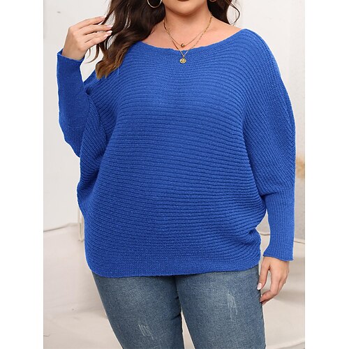Pull Maille Femme A côtes Tricoter énorme Couleur unie Col Ras du Cou mode Décontractées du quotidien Sortie Manche Chauve-souris manche longue Automne Hiver Noir Blanche S M L
Pull Maille Femme A côtes Tricoter énorme Couleur unie Col Ras du Cou mode Décontractées du quotidien Sortie Manche Chauve-souris manche longue Automne Hiver Noir Blanche S M L