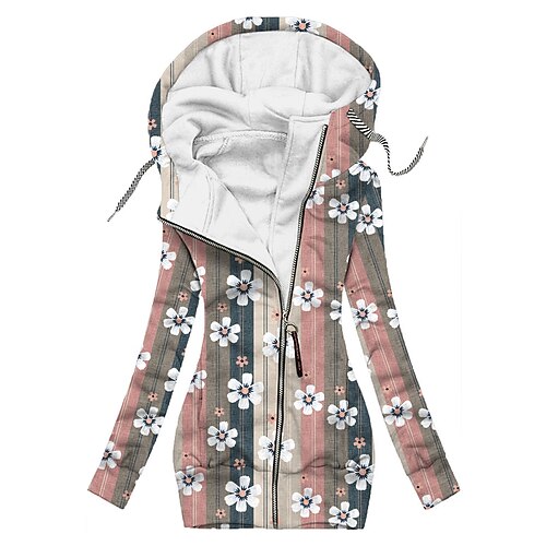 Mujer Chaqueta con capucha Casual Cremallera Flor Cómodo Moda Ajuste regular Ropa de calle Manga Larga Otoño gris azul S
Mujer Chaqueta con capucha Casual Cremallera Flor Cómodo Moda Ajuste regular Ropa de calle Manga Larga Otoño gris azul S