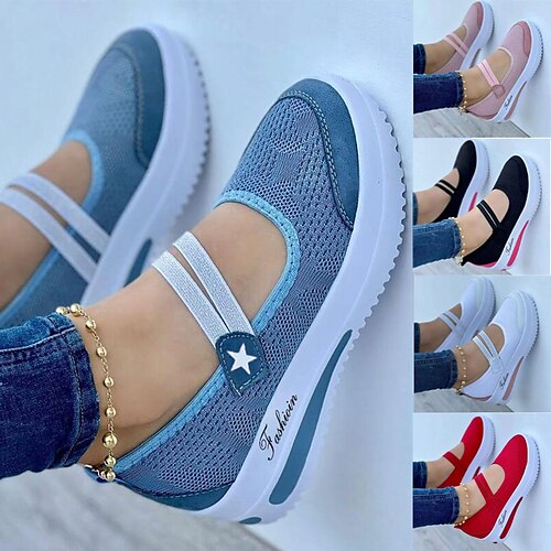 Per donna Scarpe da ginnastica Mocassini Taglie forti Mocassini con piattaforma Esterno Giornaliero Estate Zeppa Punta tonda Informale Comoda minimalismo Tessitura volante Mocassino Tinta unica Nero
Per donna Scarpe da ginnastica Mocassini Taglie forti Mocassini con piattaforma Esterno Giornaliero Estate Zeppa Punta tonda Informale Comoda minimalismo Tessitura volante Mocassino Tinta unica Nero