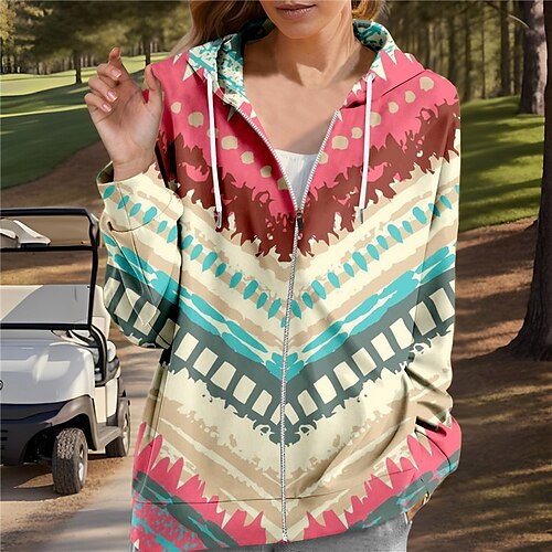 Women's Golf Hoodie Golf Pullover Thermal Warm Breathable Moisture Wicking Long Sleeve Golf Outerwear Top Regular Fit Drawstring Side Pockets Printed Spring Autumn Tennis Golf Pickleball
Women's Golf Hoodie Golf Pullover Thermal Warm Breathable Moisture Wicking Long Sleeve Golf Outerwear Top Regular Fit Drawstring Side Pockets Printed Spring Autumn Tennis Golf Pickleball