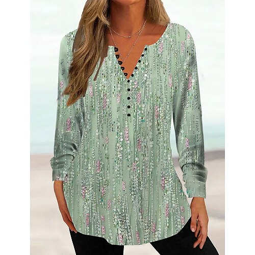 Mujer Camisa Blusa Blanco Verde Claro Marrón Floral A Rayas Botón Estampado Manga Larga Casual Festivos Básico Escote Redondo Flor
Mujer Camisa Blusa Blanco Verde Claro Marrón Floral A Rayas Botón Estampado Manga Larga Casual Festivos Básico Escote Redondo Flor