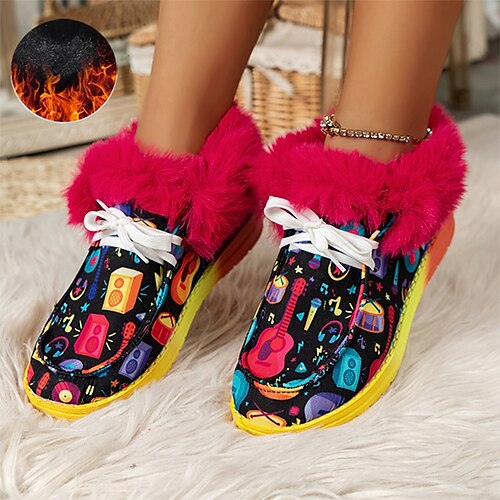 Mujer Botas Pluma peluda Diario Con Cordón Tacón Plano Dedo redondo Moda Vintage Casual Ante Sintético Cordones Bloque de color Rojo
Mujer Botas Pluma peluda Diario Con Cordón Tacón Plano Dedo redondo Moda Vintage Casual Ante Sintético Cordones Bloque de color Rojo