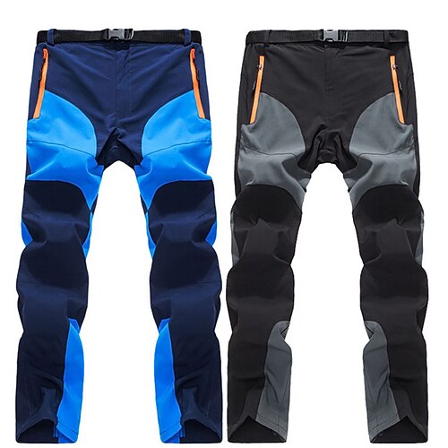 Men's Hiking Pants Trousers Patchwork Outdoor Regular Fit Waterproof Breathable Quick Dry Comfortable Bottoms BlackGrey Dark Navy Camping / Hiking Fishing Climbing S M L XL XXL
Men's Hiking Pants Trousers Patchwork Outdoor Regular Fit Waterproof Breathable Quick Dry Comfortable Bottoms BlackGrey Dark Navy Camping / Hiking Fishing Climbing S M L XL XXL