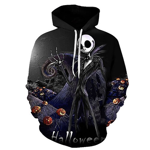 Le cauchemar avant Noël Sortie Jack Skellington Sweat à capuche Imprime Poche avant Art graphique Sweat à capuche Pour Homme Femme Unisexe Adulte Impression 3D 100 % Polyester
Le cauchemar avant Noël Sortie Jack Skellington Sweat à capuche Imprime Poche avant Art graphique Sweat à capuche Pour Homme Femme Unisexe Adulte Impression 3D 100 % Polyester