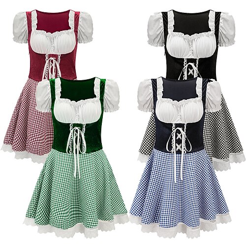 Oktoberfest / Bier Kleid Erwachsene Damen Kleider Cosplay Party Karnival Karneval Oktoberfestbier Einfache Halloween-Kostüme
Oktoberfest / Bier Kleid Erwachsene Damen Kleider Cosplay Party Karnival Karneval Oktoberfestbier Einfache Halloween-Kostüme