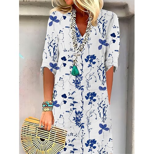 Tenue décontractée Robe Droite Robe d'été Femme Floral Petites fleurs Imprimer Col fendu Actif Mode Extérieur du quotidien Demi Manches Standard Blanche Vin Bleu Eté Printemps S M L XL XXL
Tenue décontractée Robe Droite Robe d'été Femme Floral Petites fleurs Imprimer Col fendu Actif Mode Extérieur du quotidien Demi Manches Standard Blanche Vin Bleu Eté Printemps S M L XL XXL