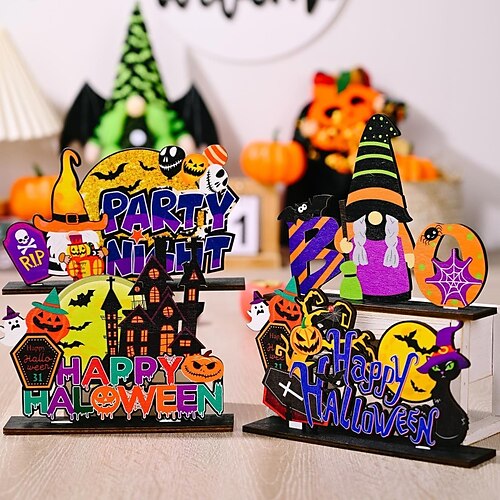 Halloween-Holzdekoration, neues Produkt, kreative Holzfenster- und Heimdekoration
Halloween-Holzdekoration, neues Produkt, kreative Holzfenster- und Heimdekoration