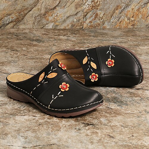 Mujer Sandalias Pantuflas Sandalias con Cuña Tallas Grandes Zapatillas al aire libre Exterior Diario Tacón Cuña Dedo redondo Elegante Casual Minimalismo PU Mocasín Color sólido Hueco Vino Negro Marrón
Mujer Sandalias Pantuflas Sandalias con Cuña Tallas Grandes Zapatillas al aire libre Exterior Diario Tacón Cuña Dedo redondo Elegante Casual Minimalismo PU Mocasín Color sólido Hueco Vino Negro Marrón