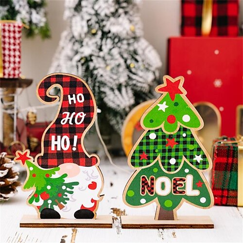 2 uds. Decoración navideña de madera enana, decoración para fiestas navideñas, decoración para árboles de Navidad
2 uds. Decoración navideña de madera enana, decoración para fiestas navideñas, decoración para árboles de Navidad