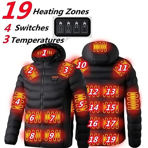 19 Bereiche beheizte Jacke für Männer/Frauen USB elektrische Heizjacken Herren Weste Winter Outdoor Warm Sprots Thermomantel Parka Jacke
19 Bereiche beheizte Jacke für Männer/Frauen USB elektrische Heizjacken Herren Weste Winter Outdoor Warm Sprots Thermomantel Parka Jacke