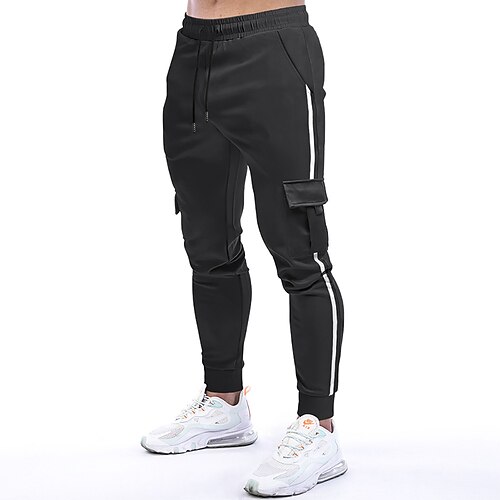 Homens Calças Esportivas Corredores Calças Bolsos Com Cordão Cintura elástica Tecido Conforto Respirável Ao ar livre Diário Para Noite Moda Casual Preto Azul Escuro
Homens Calças Esportivas Corredores Calças Bolsos Com Cordão Cintura elástica Tecido Conforto Respirável Ao ar livre Diário Para Noite Moda Casual Preto Azul Escuro