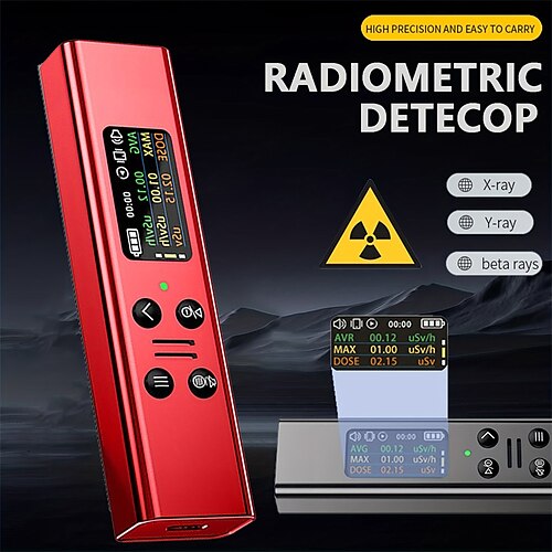 LITBest Nuclear Radiation Detector Detector de radiação nuclear Counter X-Ray Conveniência / Medidores
LITBest Nuclear Radiation Detector Detector de radiação nuclear Counter X-Ray Conveniência / Medidores