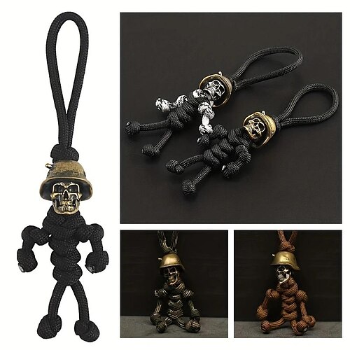 Llavero de paracord hecho a mano único con colgante de rey soldado con cabeza de calavera: ¡accesorio de bricolaje perfecto para herramientas de cuentas de cuchillo para exteriores edc!
Llavero de paracord hecho a mano único con colgante de rey soldado con cabeza de calavera: ¡accesorio de bricolaje perfecto para herramientas de cuentas de cuchillo para exteriores edc!