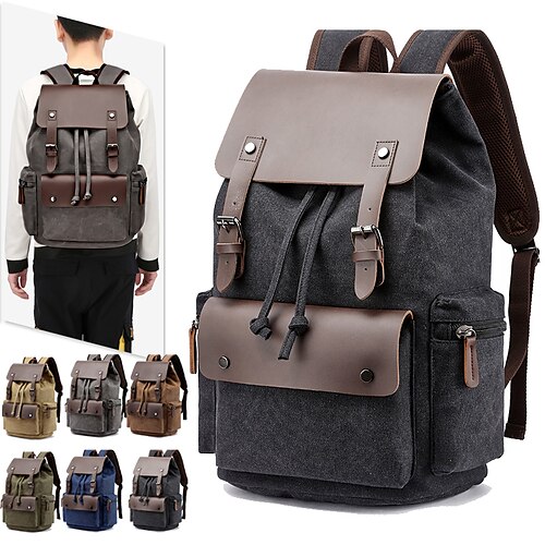 Hombre Mujer mochila Mochila Escolar Escuela Viaje Color sólido Lona Ajustable Gran Capacidad Impermeable Cremallera Negro Verde Ejército Color Caquí
Hombre Mujer mochila Mochila Escolar Escuela Viaje Color sólido Lona Ajustable Gran Capacidad Impermeable Cremallera Negro Verde Ejército Color Caquí