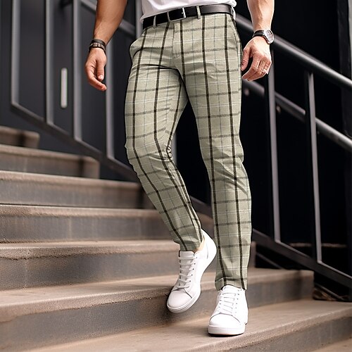 Hombre Pantalones Chinos Pantalones de verano Pantalones casuales Bolsillo delantero Cuadrícula / Cuadros Comodidad Transpirable Casual Diario Festivos Moda Básico Negro Caqui
Hombre Pantalones Chinos Pantalones de verano Pantalones casuales Bolsillo delantero Cuadrícula / Cuadros Comodidad Transpirable Casual Diario Festivos Moda Básico Negro Caqui
