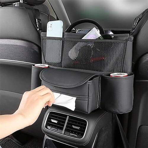 Bolsa de almacenamiento de control central para coche, bolsa colgante multifuncional para asiento trasero, bolsillo de red de almacenamiento para coche, caja de pañuelos de cuero, bolsa de
Bolsa de almacenamiento de control central para coche, bolsa colgante multifuncional para asiento trasero, bolsillo de red de almacenamiento para coche, caja de pañuelos de cuero, bolsa de