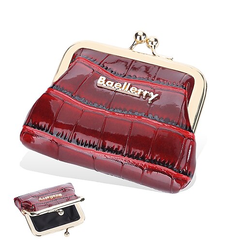 Femme Portefeuille Porte-cartes de crédit faux cuir du quotidien Vacances Boucle Couleur unie Vin Noir Bleu Roi
Femme Portefeuille Porte-cartes de crédit faux cuir du quotidien Vacances Boucle Couleur unie Vin Noir Bleu Roi