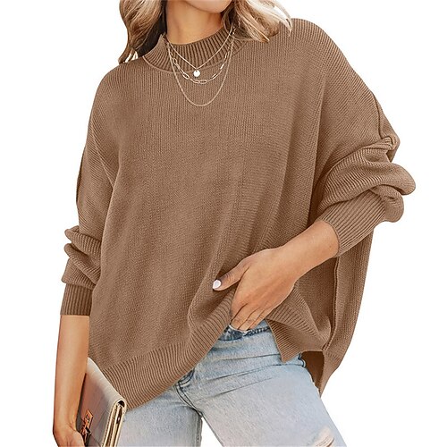 Mulheres Pulôver suéter Saltador Estriado Tricotar Fenda Côr Sólida Gola Redonda à moda Casual Diário Para Noite Outono Inverno Preto Amarelo S M L
Mulheres Pulôver suéter Saltador Estriado Tricotar Fenda Côr Sólida Gola Redonda à moda Casual Diário Para Noite Outono Inverno Preto Amarelo S M L