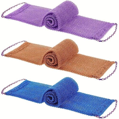 African Exfoliating Net, African Bathing Sponges, Exfoliating Body Scrubber, Back Scrubbers For Shower, Long Net Shower Sponges Exfoliating Loofahs With Ropes For Women Men
African Exfoliating Net, African Bathing Sponges, Exfoliating Body Scrubber, Back Scrubbers For Shower, Long Net Shower Sponges Exfoliating Loofahs With Ropes For Women Men