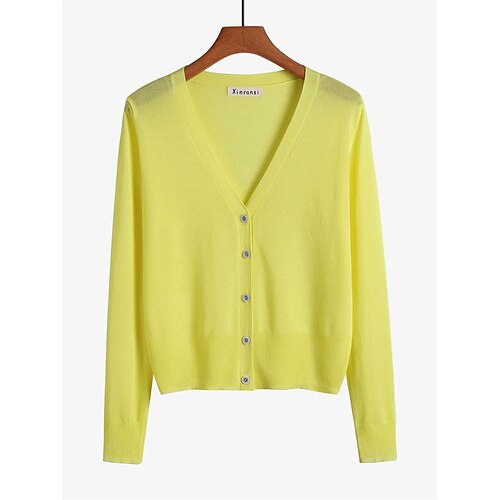Mujer Chaqueta de Punto Puente Estriado Tejer Botón Color sólido Escote en Pico Elegante Casual Exterior Diario Otoño Invierno Negro Blanco M L XL
Mujer Chaqueta de Punto Puente Estriado Tejer Botón Color sólido Escote en Pico Elegante Casual Exterior Diario Otoño Invierno Negro Blanco M L XL