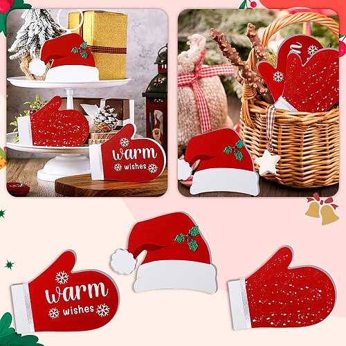 3 peças de decorações de bandeja em camadas de natal | chapéu vermelho de papai noel luva bandeja em camadas sinais de natal feriado inspirado ano novo decoração de natal
3 peças de decorações de bandeja em camadas de natal | chapéu vermelho de papai noel luva bandeja em camadas sinais de natal feriado inspirado ano novo decoração de natal