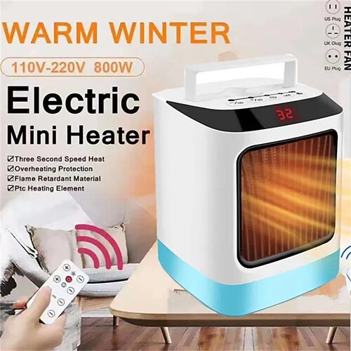 Calentador nuevo, calentador eléctrico con control remoto, calentador de aire, ventilador de refrigeración y calefacción de escritorio, mini calentador vertical, calentador de aire caliente blanco
Calentador nuevo, calentador eléctrico con control remoto, calentador de aire, ventilador de refrigeración y calefacción de escritorio, mini calentador vertical, calentador de aire caliente blanco