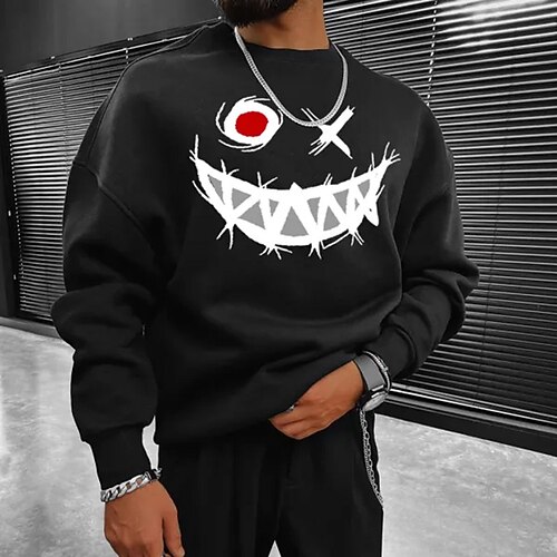 Herren Sweatshirt Pullover Zur Seite fahren Schwarz Weiß Marineblau Rundhalsausschnitt Karikatur Grafik-Drucke Bedruckt Täglich Sport Festtage 3D-Druck Strassenmode Designer Basic Frühling Herbst
Herren Sweatshirt Pullover Zur Seite fahren Schwarz Weiß Marineblau Rundhalsausschnitt Karikatur Grafik-Drucke Bedruckt Täglich Sport Festtage 3D-Druck Strassenmode Designer Basic Frühling Herbst
