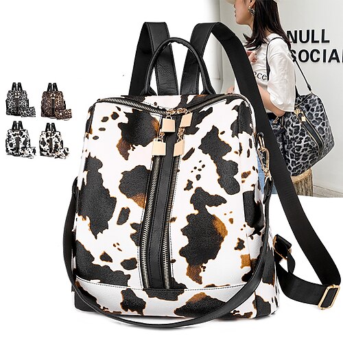 Damen Rucksack Schultasche Rucksack Outdoor Täglich Farbblock PU-Leder Einstellbar Langlebig Anti-Shock Reißverschluss Leopard Grey Leopard Brown Weiß Schwarz
Damen Rucksack Schultasche Rucksack Outdoor Täglich Farbblock PU-Leder Einstellbar Langlebig Anti-Shock Reißverschluss Leopard Grey Leopard Brown Weiß Schwarz