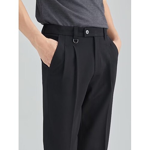 Homme pantalon de costume Pantalon Pantalon de costume Poche Plein Confort Respirable Extérieur du quotidien Sortie Mode Décontractées Noir Abricot
Homme pantalon de costume Pantalon Pantalon de costume Poche Plein Confort Respirable Extérieur du quotidien Sortie Mode Décontractées Noir Abricot