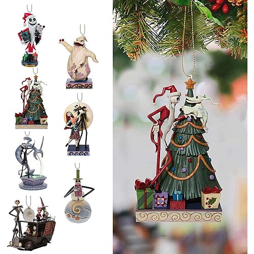 

Кошмар перед рождественскими украшениями, подарками, Джеком, украшением на елку, подвеской «Кошмар перед Рождеством», декором для новогодних праздников, рождественской вечеринки